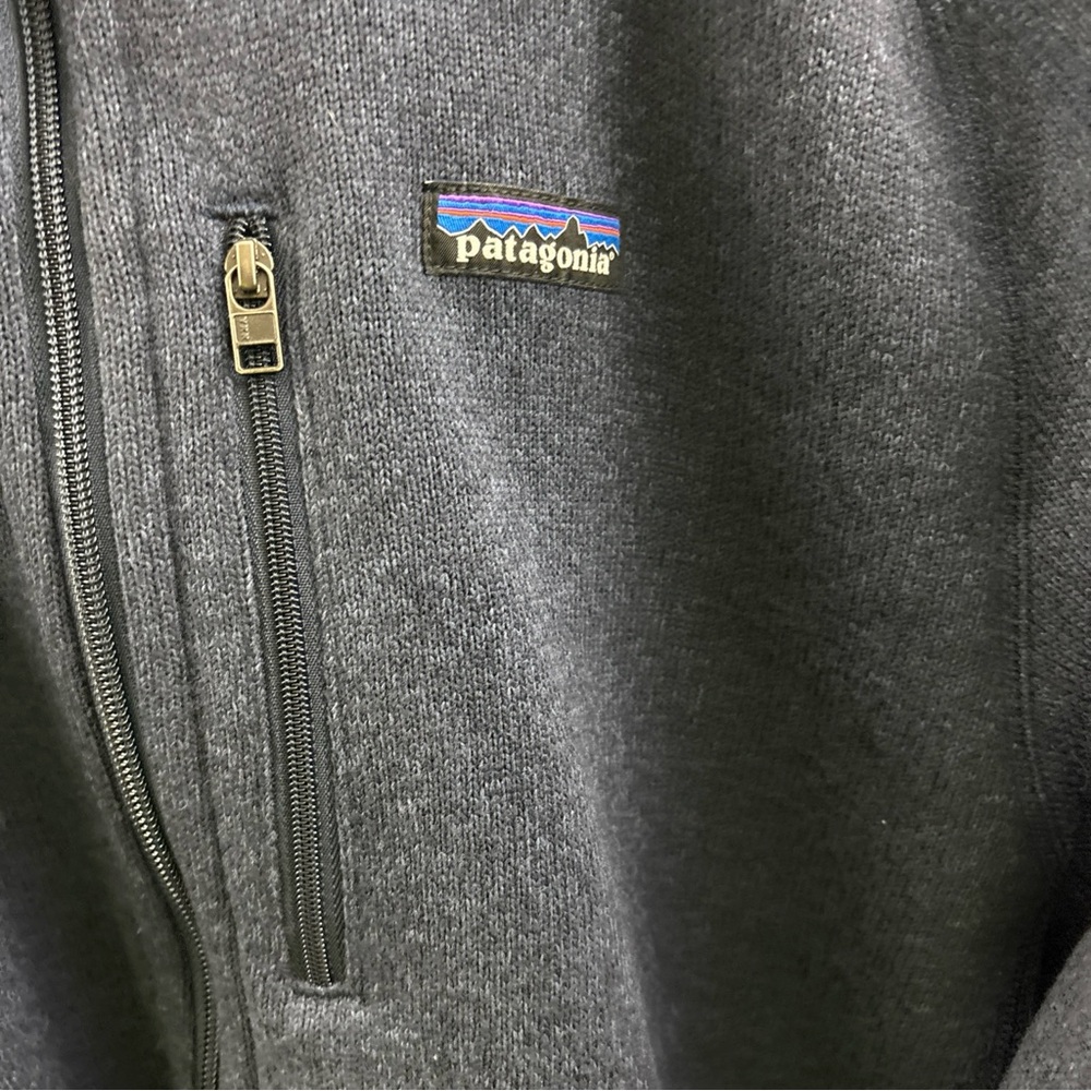 Patagonia Mens 2XL Navy Blue Heather Better Sweater Fleece Jacket Full Zip - Picture 2 of 8